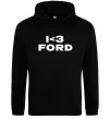 Чоловіча толстовка (худі) I <3 Ford Чорний Чоловіча толстовка (худі) I <3 Ford Чорний фото