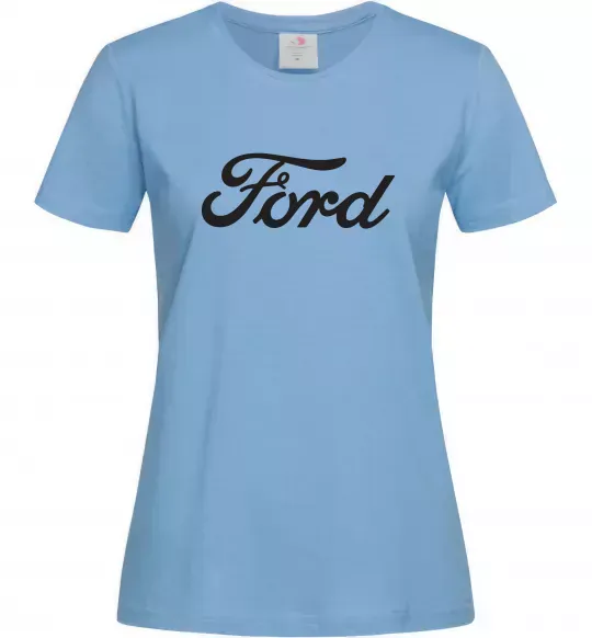Жіноча футболка Ford назва Блакитний фото