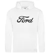 Мужская толстовка (худи) Ford назва Белый фото