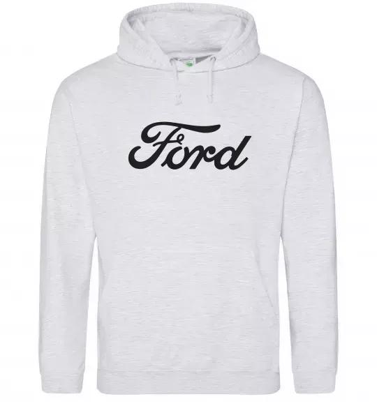 Женская толстовка (худи) Ford назва Серый меланж фото