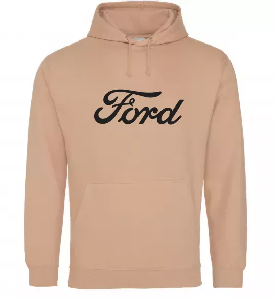 Женская толстовка (худи) Ford назва Песочный фото
