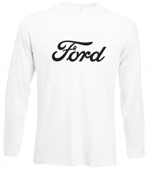 Лонгслів Ford назва Білий фото