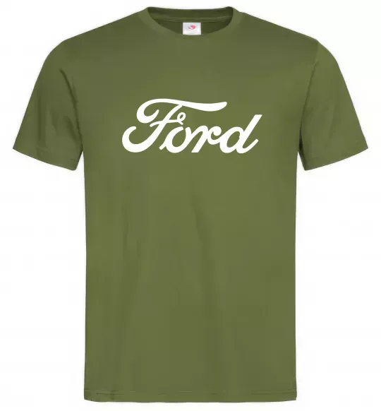 Мужская футболка Ford назва Оливковый фото