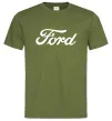 Мужская футболка Ford назва Оливковый фото