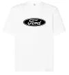 Футболка Оверсайз Ford logo Білий фото