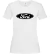 Жіноча футболка Ford logo Білий фото