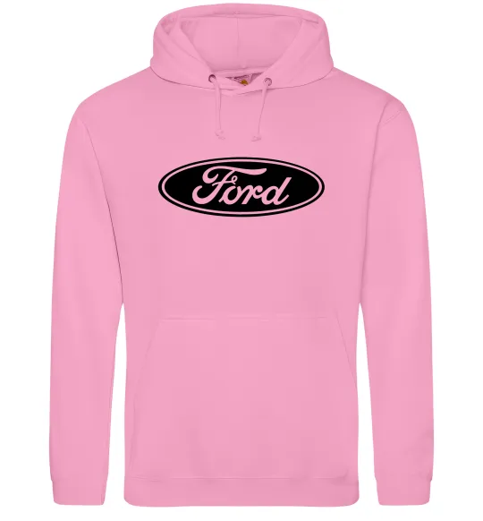 Мужская толстовка (худи) Ford logo Розовый фото