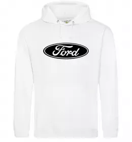 Жіноча толстовка (худі) Ford logo Білий фото
