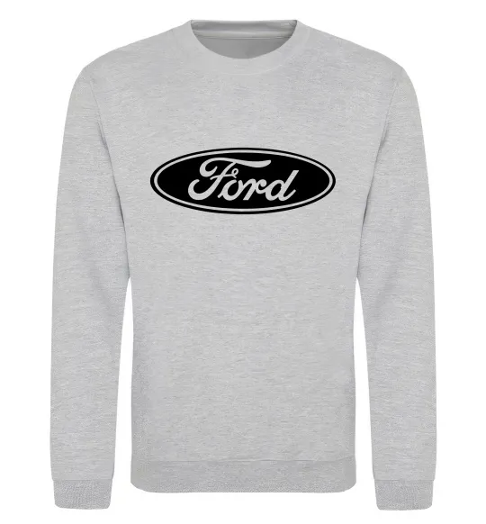 Світшот Ford logo Сірий меланж фото