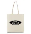 Эко-сумка Ford logo Бежевый фото