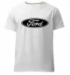 Чоловіча преміум футболка Ford logo Білий фото