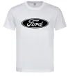 Мужская футболка Ford logo Белый фото