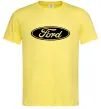 Мужская футболка Ford logo Лимонный фото