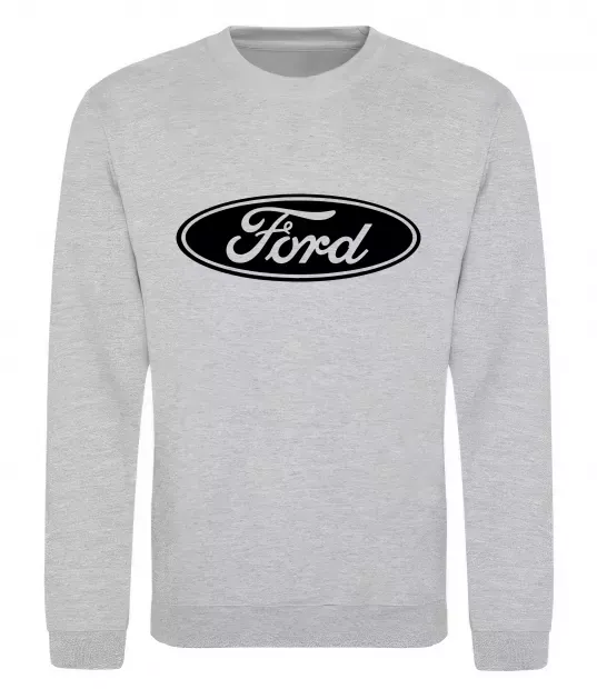 Світшот Ford logo Сірий меланж фото