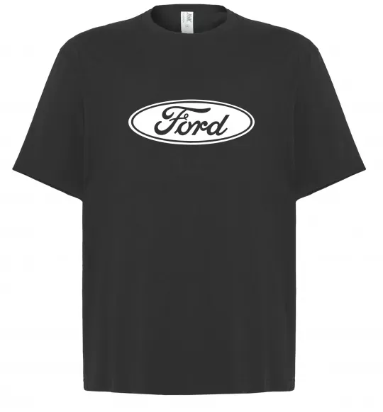 Футболка Оверсайз Ford logo Чорний фото