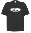 Футболка Оверсайз Ford logo Чорний фото