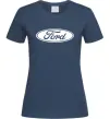 Жіноча футболка Ford logo Темно-синій фото