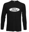 Лонгслив Ford logo Черный фото