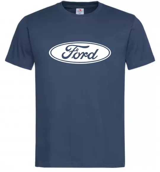 Мужская футболка Ford logo Темно-синий фото