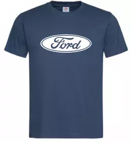 Мужская футболка Ford logo Темно-синий фото