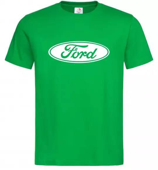 Мужская футболка Ford logo Зеленый фото