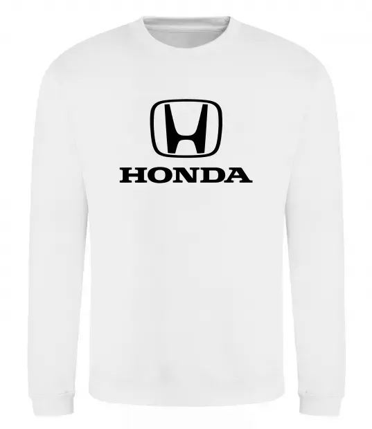 Свитшот Хонда лого та назва Белый фото
