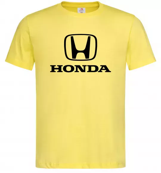 Мужская футболка Хонда лого та назва Лимонный фото