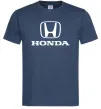 Мужская футболка Хонда лого та назва Темно-синий фото