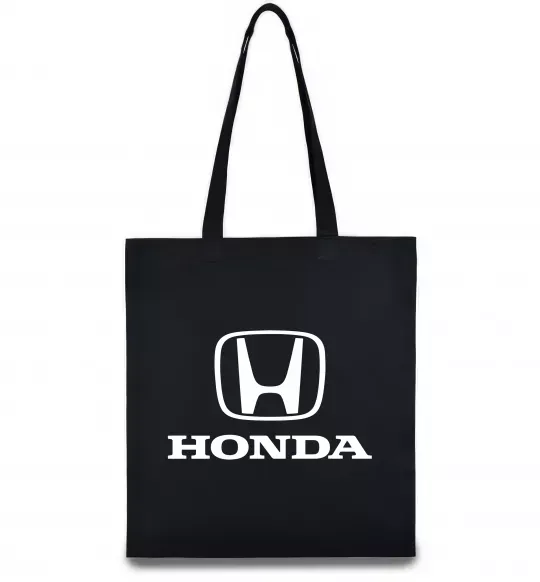 Эко-сумка Хонда лого та назва Черный фото
