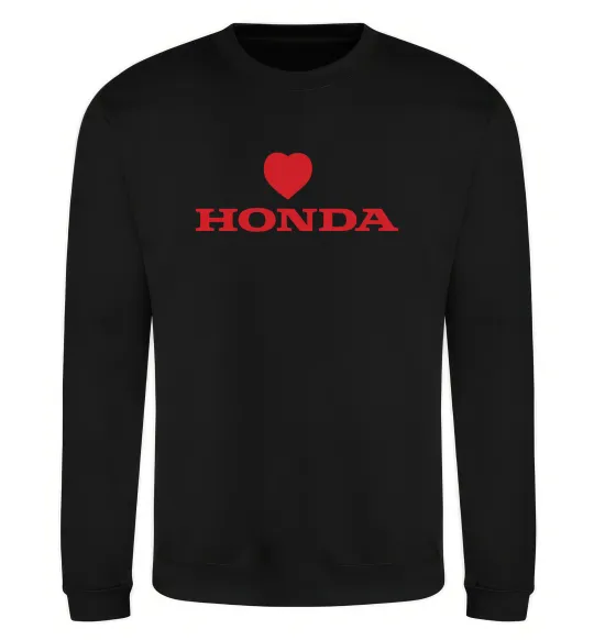 Свитшот Honda heart Черный фото