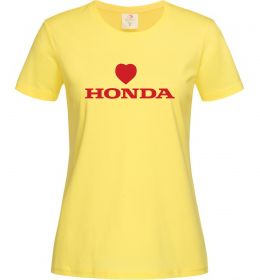 Женская футболка Honda heart