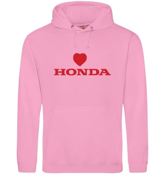 Чоловіча толстовка (худі) Honda heart Рожевий фото