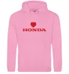 Жіноча толстовка (худі) Honda heart Рожевий фото