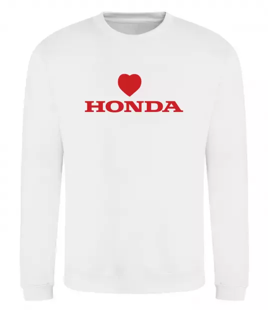 Свитшот Honda heart Белый фото