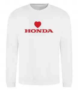 Свитшот Honda heart Белый фото