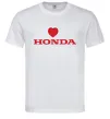 Мужская футболка Honda heart Белый фото