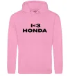 Чоловіча толстовка (худі) I <3 Honda Рожевий фото