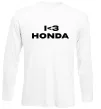 Лонгслив I <3 Honda Белый фото