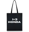 Эко-сумка I <3 Honda Черный фото