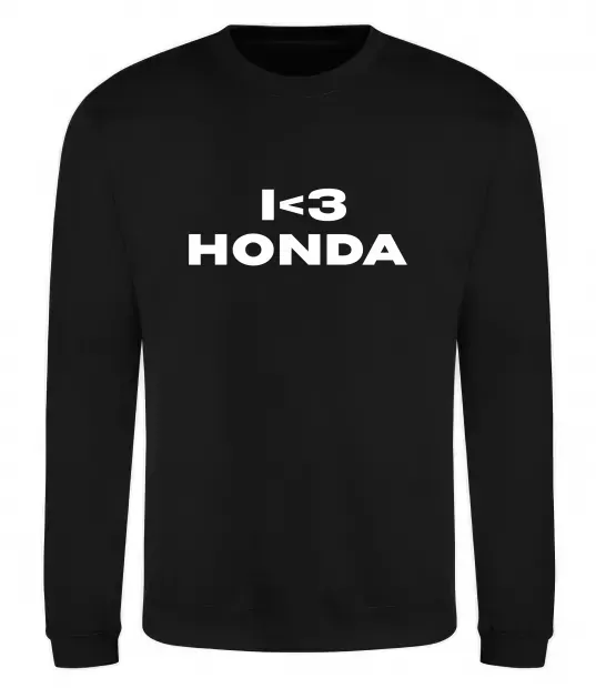 Свитшот I <3 Honda Черный фото