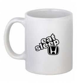 Чашка керамическая Eat Sleep Honda