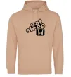 Мужская толстовка (худи) Eat Sleep Honda Песочный фото