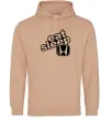 Женская толстовка (худи) Eat Sleep Honda Песочный фото