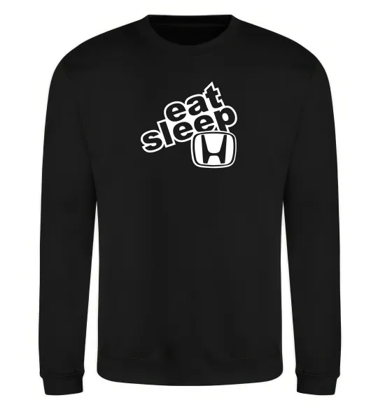 Свитшот Eat Sleep Honda Черный фото