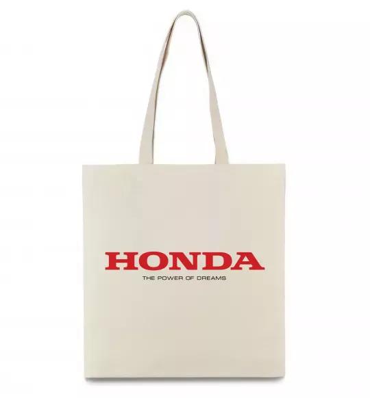 Эко-сумка Honda power of dreams Бежевый фото