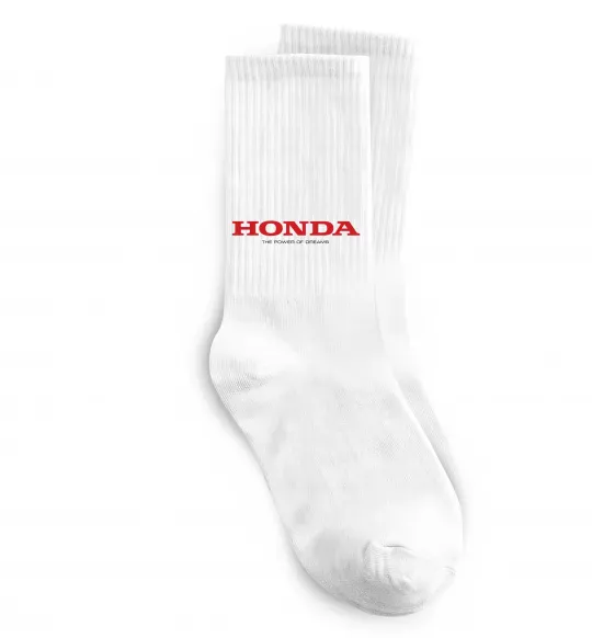 Шкарпетки Honda power of dreams Білий фото