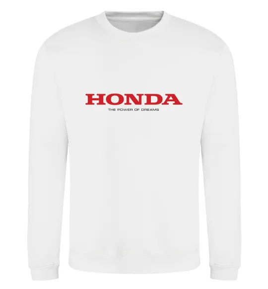 Свитшот Honda power of dreams Белый фото