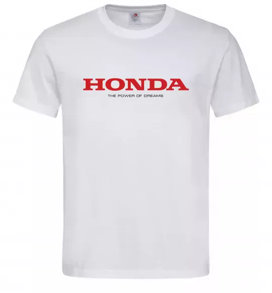 Чоловіча футболка Honda power of dreams Білий фото