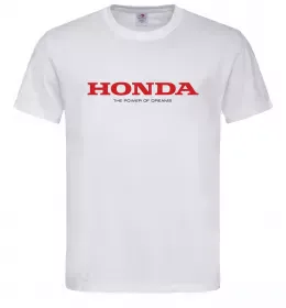 Мужская футболка Honda power of dreams Белый фото