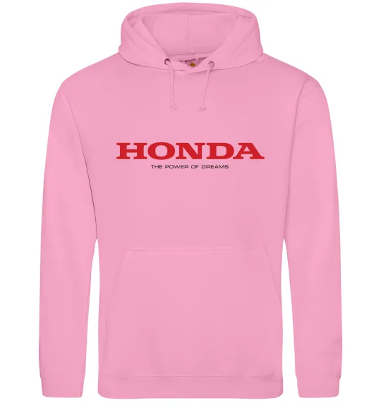 Женская толстовка (худи) Honda power of dreams Розовый фото